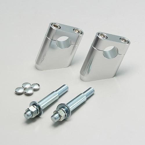 ハリケーン HURRICANE SR500 / SR400用 セットバックホルダー シルバーアルマイト HB0654A