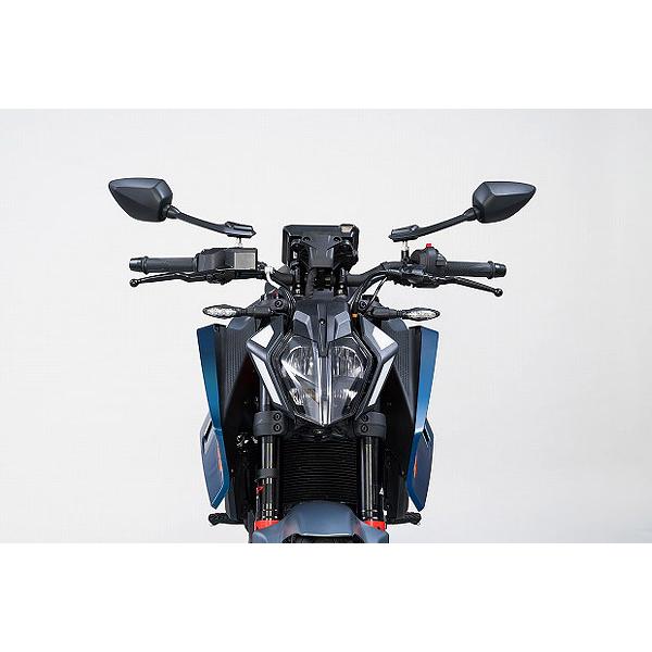 TANAX（タナックス） シャークミラー8L ブラック 10mm 正ネジ 左側用 1