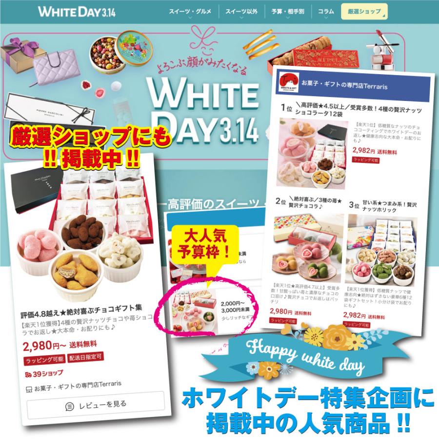 ホワイトデー お返し ナッツチョコレート ギフト 2026 お菓子 ナッツ チョコ 低糖質 小分け 詰め合わせ プレゼント ピーカンナッツ 贅沢ナッツショコラータ | Terraris | 01