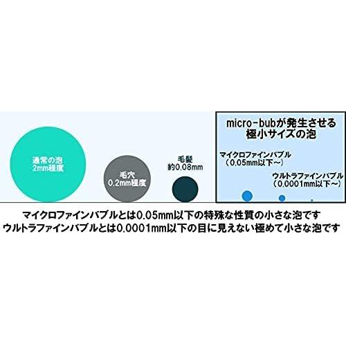 micro-bub(マイクロバブ) 4Way切替 マイクロファインバブルシャワーヘッド ShowerMS 特許取得 日本製の画像