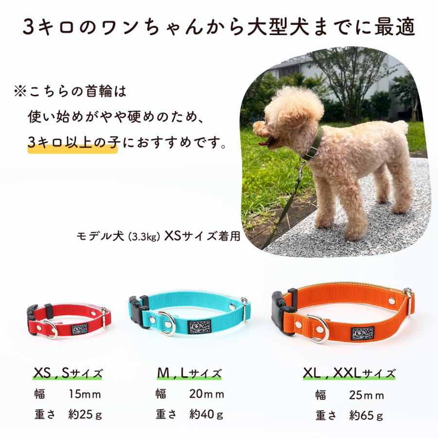 ワンダーフィット 犬首輪 日本製 全14色 | 犬の首輪屋てるべる | 15