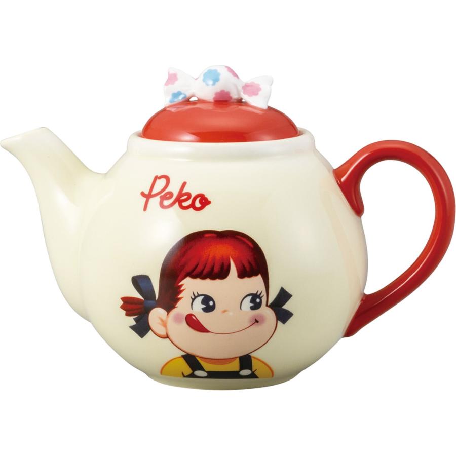 ティーポット 茶こし付き ペコちゃん 不二家 急須 : テルハウス 
