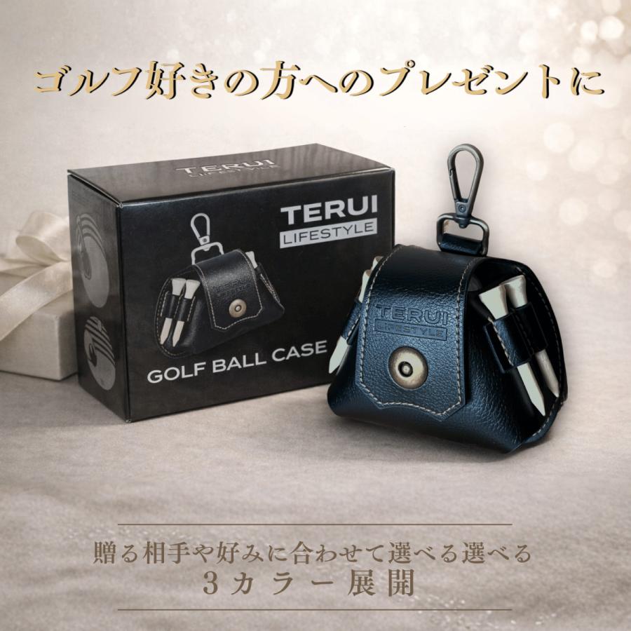 ゴルフ ボール入れ 腰 ゴルフボールケース 3個用 メンズ レディース