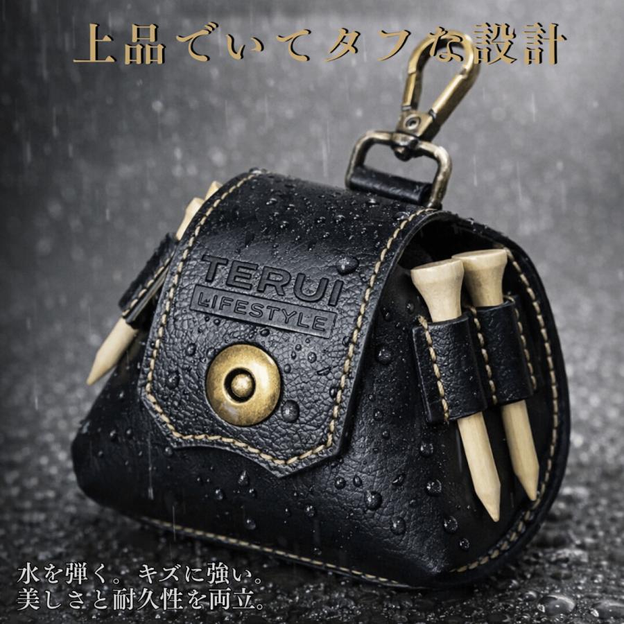ゴルフ ボール入れ 腰 ゴルフボールケース 3個用 メンズ レディース