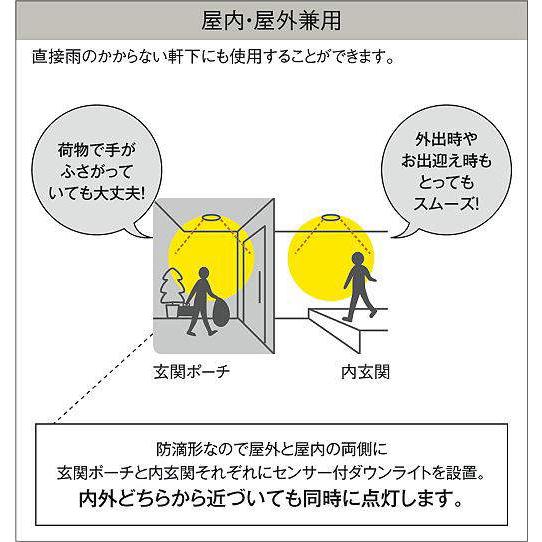 在庫品 DDL-5702WW DAIKO LEDダウンライト 人感センサー 高気密SB形