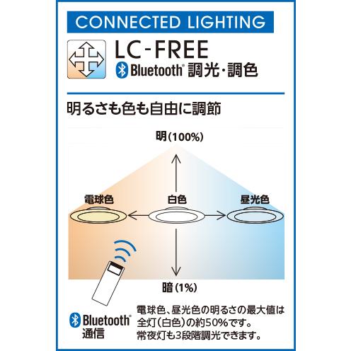 OL291601BR オーデリック 8畳用 Bluetooth 調光 調色 電球色〜昼光色 リモコン別売 ワンタッチ取付 LEDシーリングライトの画像
