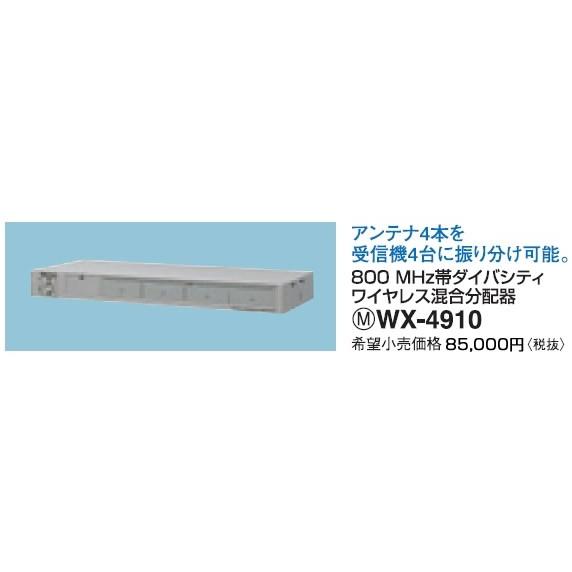 パナソニック 施設用音響ユニット800MHz帯PLLワイヤレスマイクシステム 