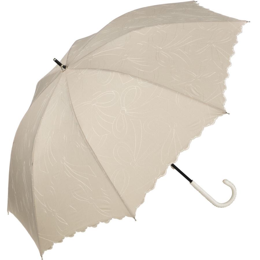 長傘 晴雨兼用傘 レディース 最安値挑戦 高性能 上品 キュート リボンの刺繍が儚さを 人気 ブランド 軽量 265g リボン 刺しゅう Te0056 テルルヤ 通販 Yahoo ショッピング