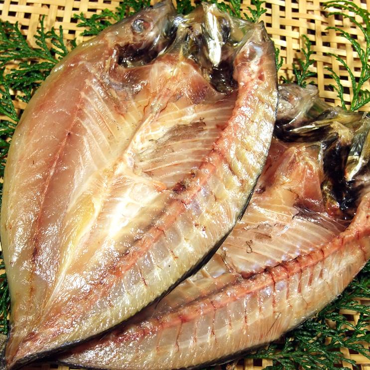 【国産】あじ一夜干し（鯵干物） 超特大サイズ（２枚入）長崎県高級真鯵使用。うす塩無添加仕上げ。贈答にお薦め｜terusengyo｜02