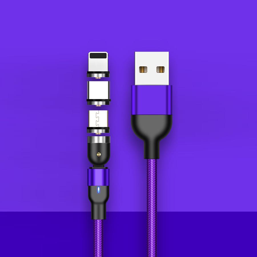 お買い得ケーブル3本コネクタ9個セット】マグネット充電ケーブル iPhone Type-C Micro USB 高速充電 磁石 防塵 着脱式  360度回転 :170809line-s:いつも幸便 - 通販 - Yahoo!ショッピング