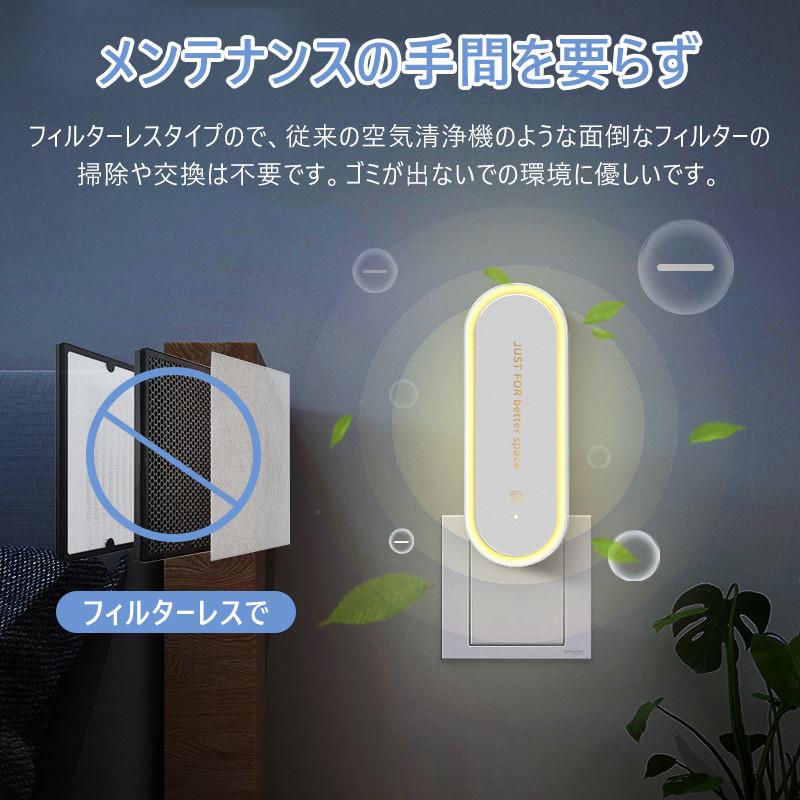 ライト付き】ミニ空気清浄機 イオン発生器 ライト付き 除菌 ライト付き】ミニ空気清浄機 イオン発生器 ライト付き 除菌