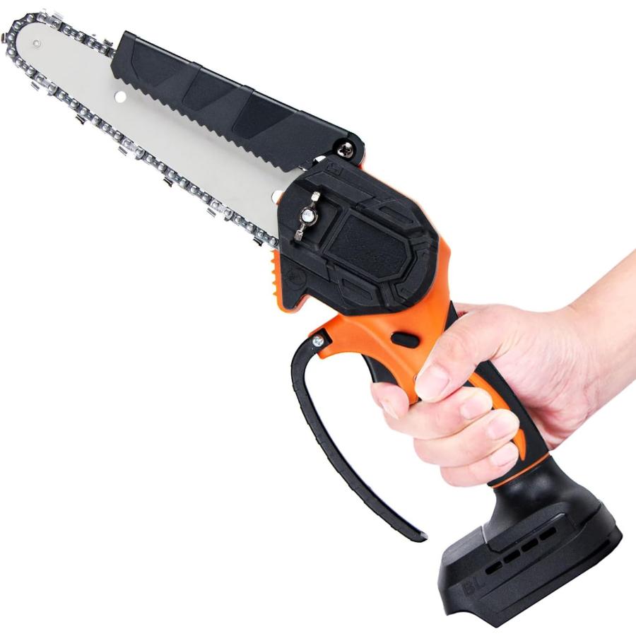 チェーンソー 充電式 電動 小型 6インチ コードレス バッテリー付