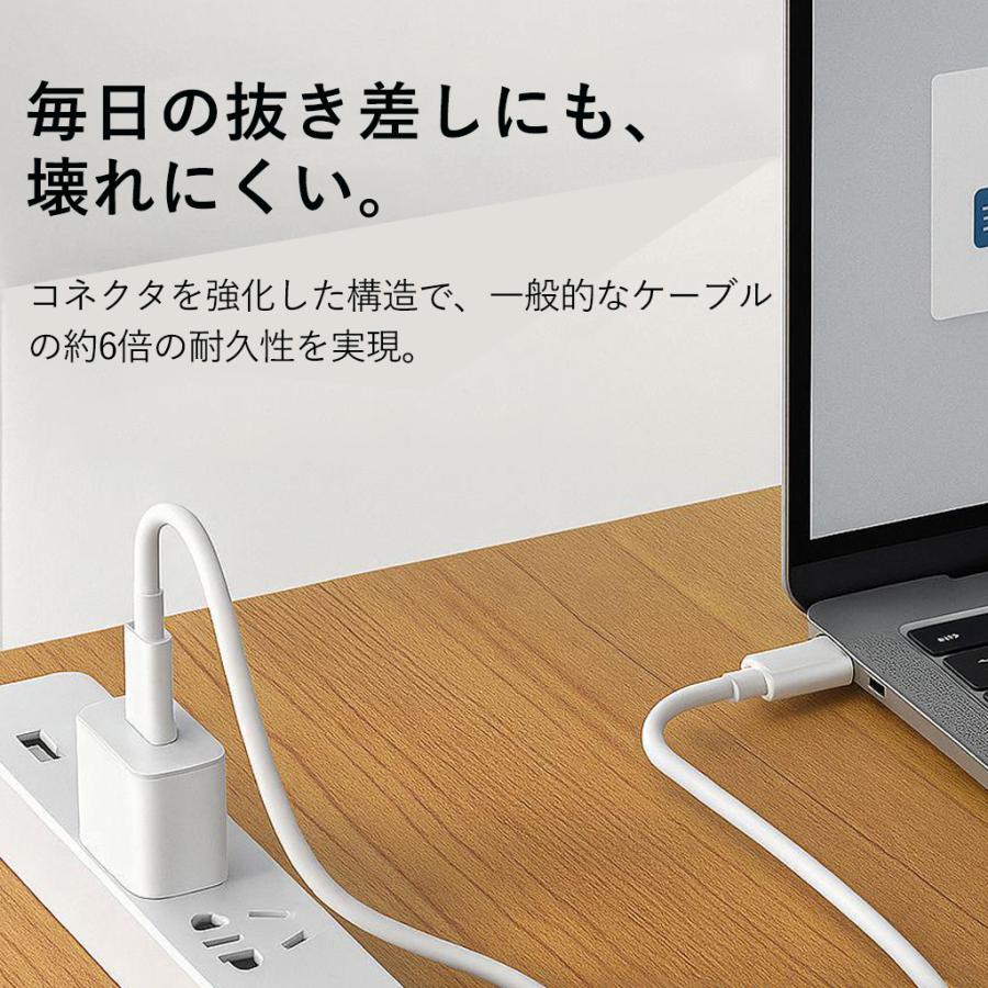 タイプc ケーブル usb-c type-c ケーブル cタイプ 充電ケーブル 60W 100W タイプc type-c to type-c 急速充電器 iPhone17 iPhone15 android 2m 1m | ブランド登録なし | 06
