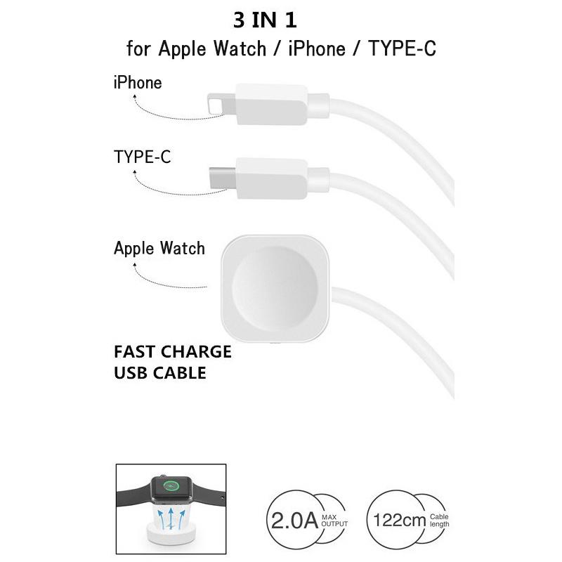 iphone 充電ケーブル Apple Watch 充電器 タイプC ケーブル iphone 充電ケーブル Apple Watch 充電器 タイプC ケーブル