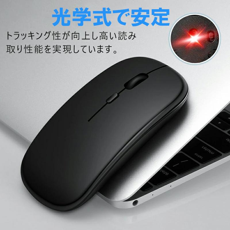 マウス無線 ワイヤレスマウス 無線 2.4GHZ USB 5ボタン Mサイズ 右手専用 抗菌 EX