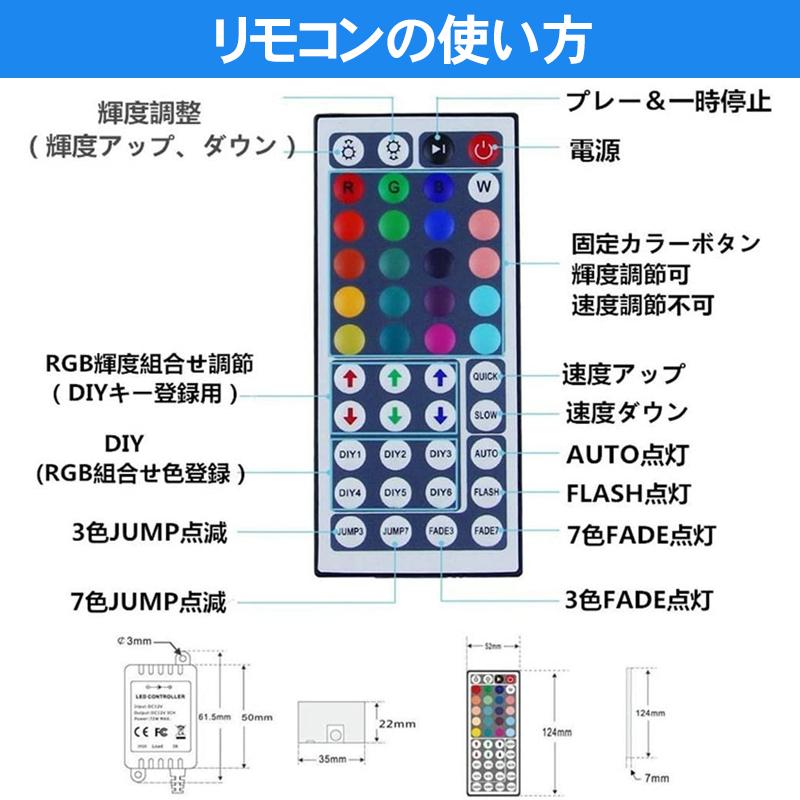 LEDテープライト 調光可能 5M 簡単設置 防水 20色 切断可能 折り曲げ 長持ち 明るい 多場景適用 DIY 間接照明 カウンター 棚下 テレビ裏｜teruyukimall｜19