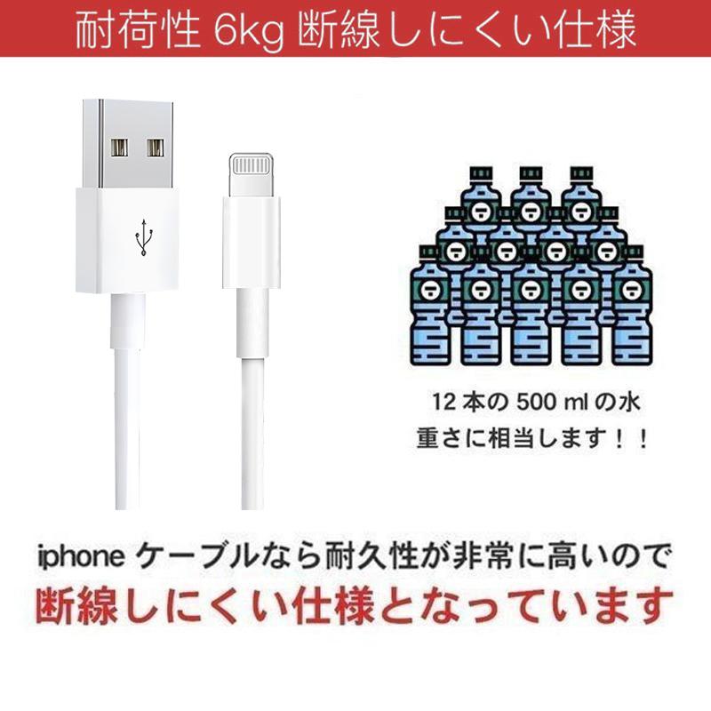 iPhone 充電ケーブル ライトニングケーブル iPhone充電ケーブル 2m 1m