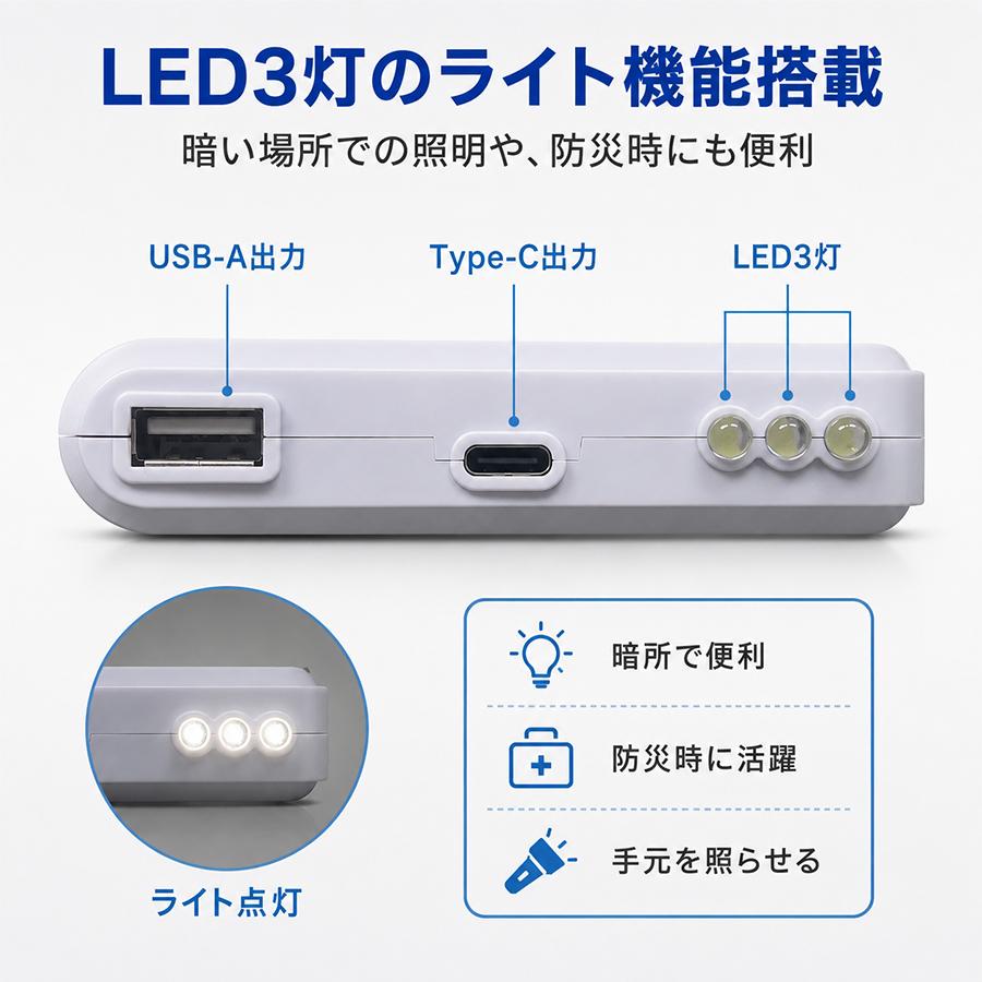 乾電池式 充電器 スマホ 緊急充電器 AA電池6本 防災 停電対策 USB出力