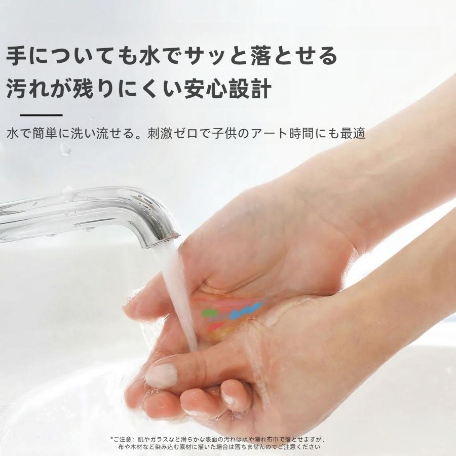 アクリルマーカーペン 36本セット 72色 両頭 水性 速乾 カラーペン