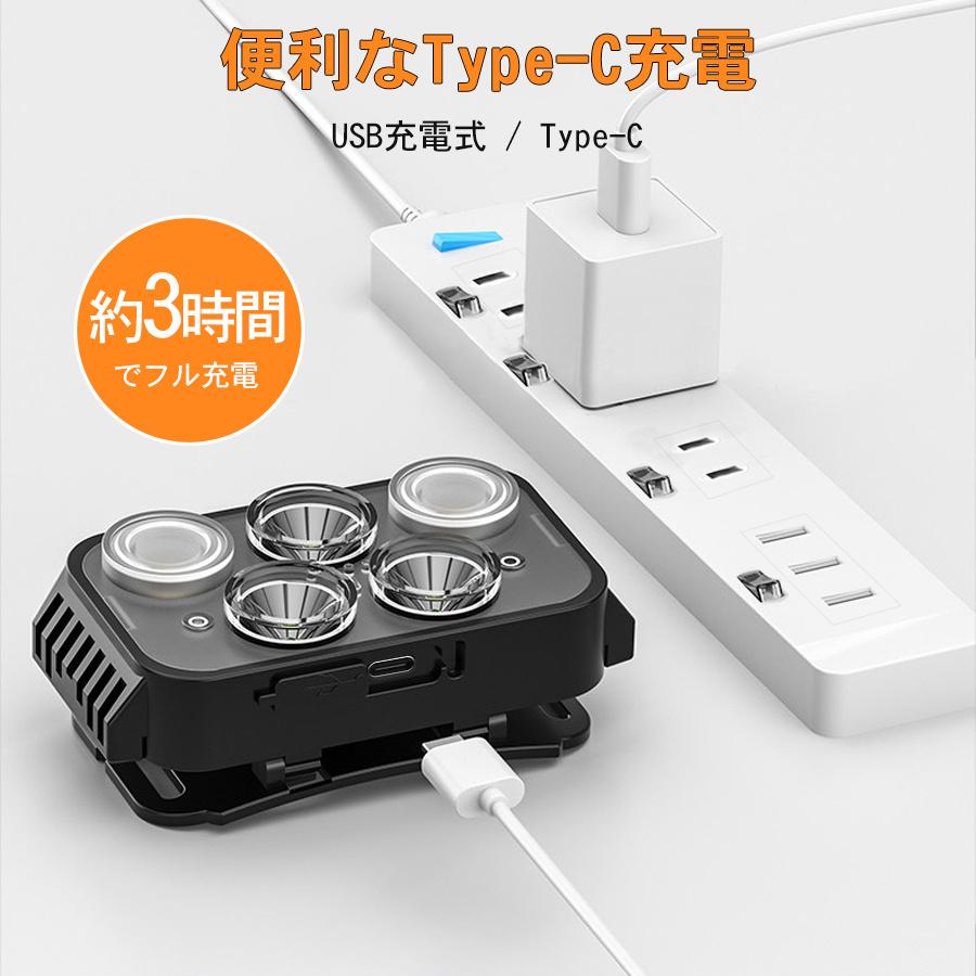 ヘッドライト 充電式 ヘットライト センサー 最強ルーメン 3000lm 超