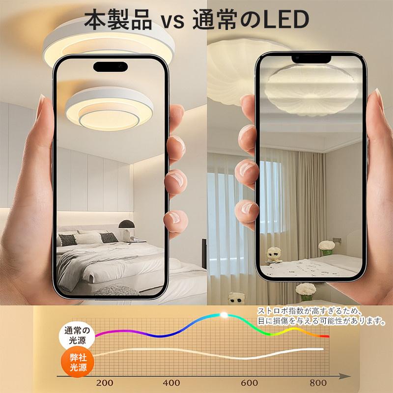 調光調色　お洒落シーリングライト LED シーリングライト led 4〜12畳 調光調色 常夜灯 タイマー 記憶 簡単