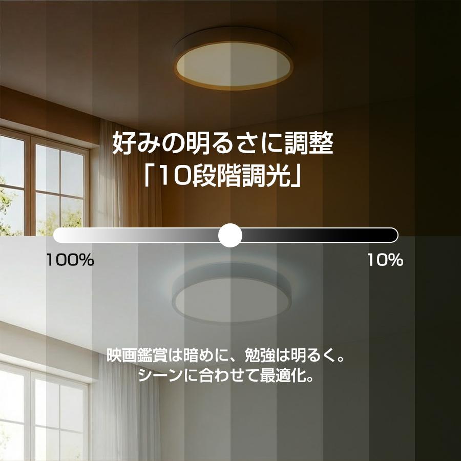 シーリングライト led 照明器具 8畳 6畳 36W 薄型 調光調色 間接照明