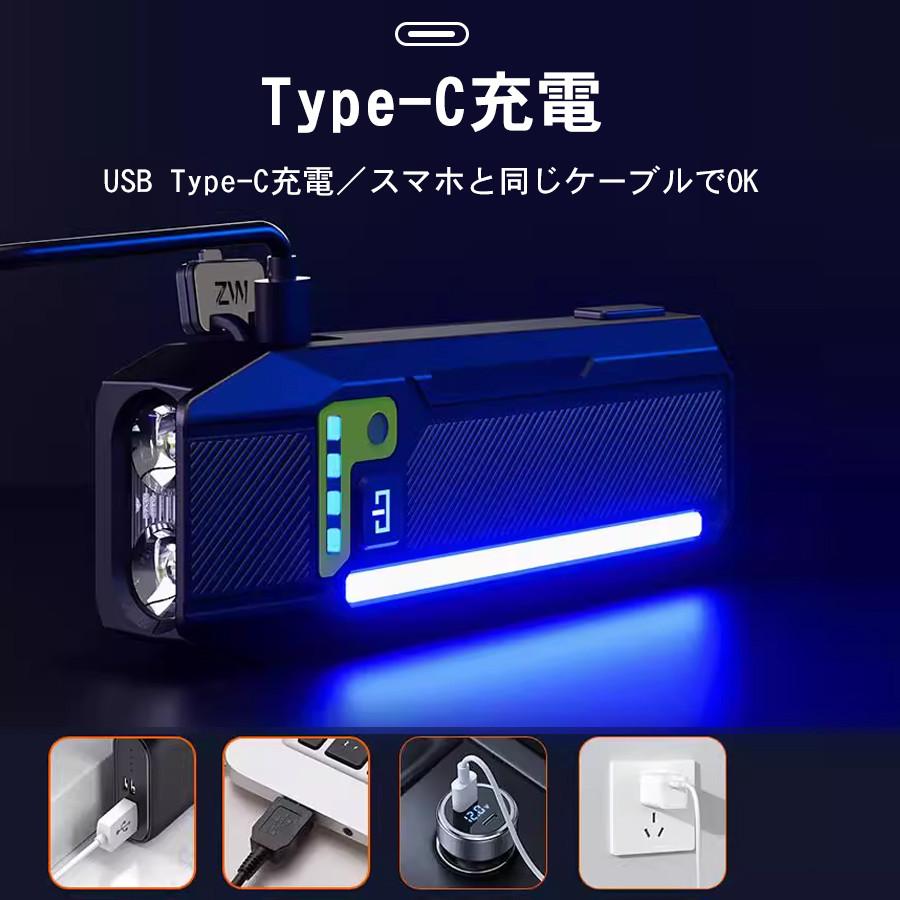 自転車ライト 自転車 ライト 自動点灯 光感センサー 360°回転 高輝度