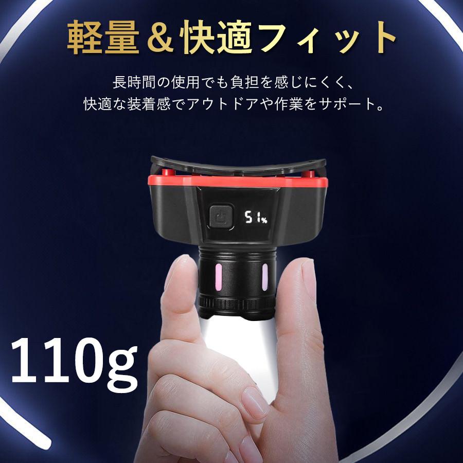 ヘッドライト 充電式 ledヘッドライト 最強ルーメン 3500LM 6モード