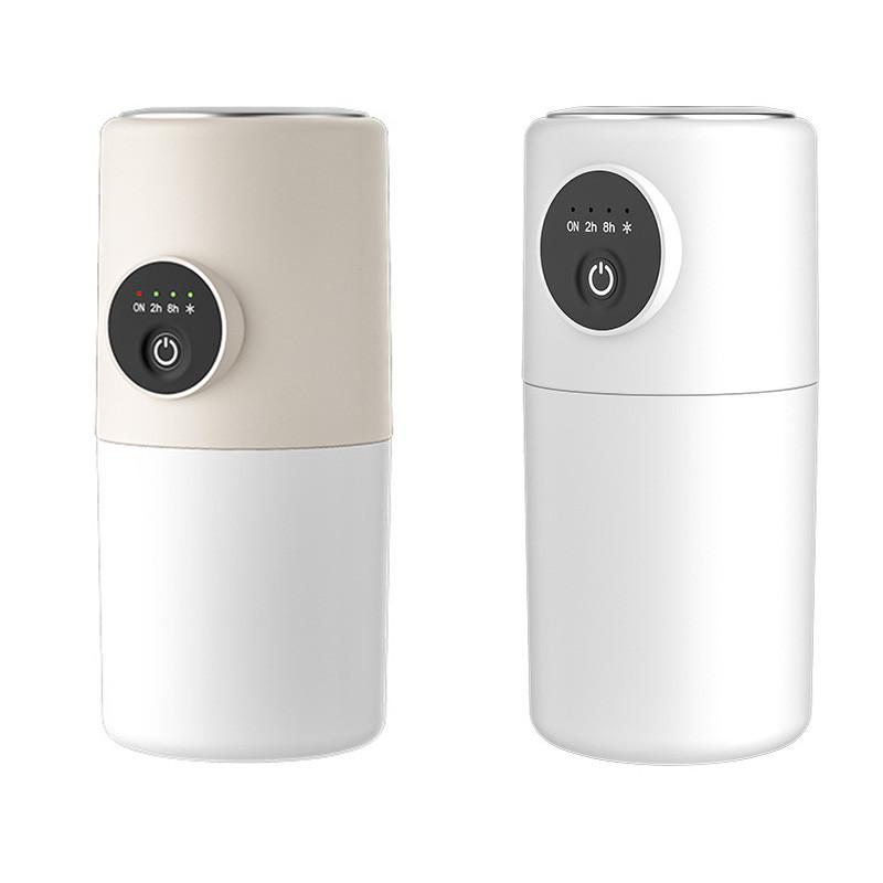 加湿器 超音波式 充電式 コードレス ダブル噴霧 タイマー 無段階調光