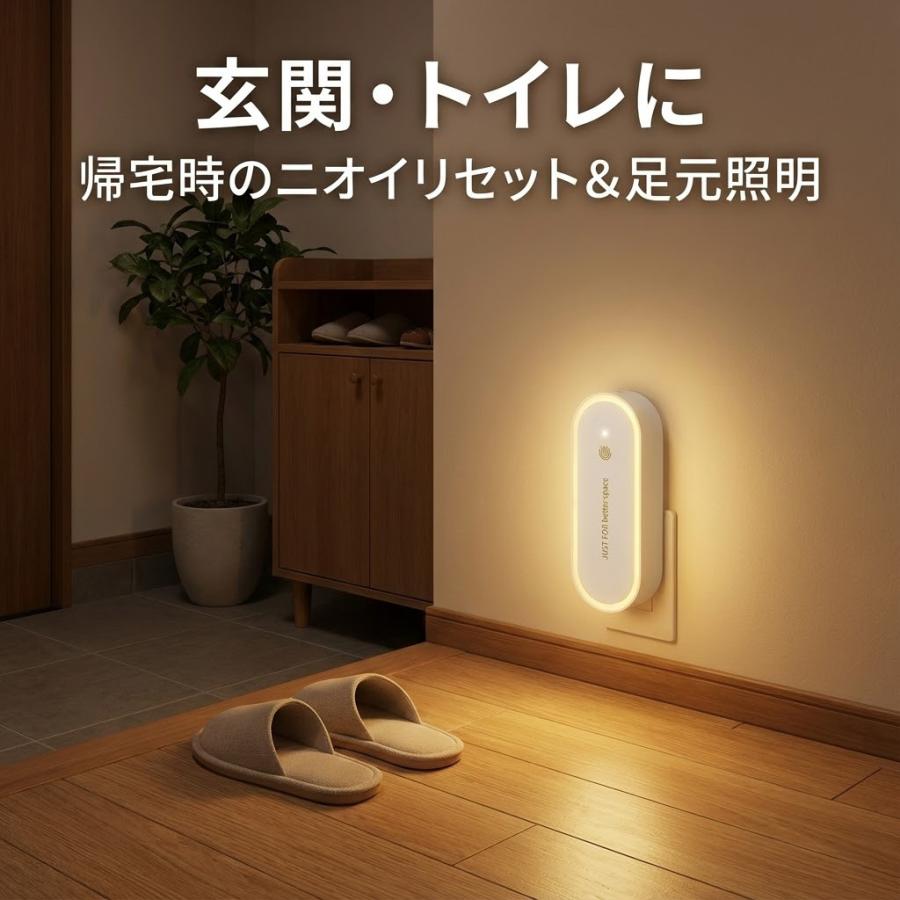 1台3役空気清浄機 蚊取り機 ナイトライト 小型 イオン発生器 除菌 