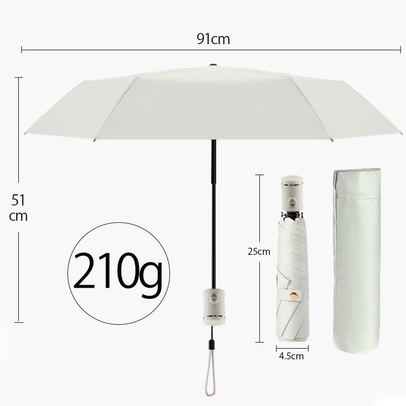 日傘 折りたたみ傘 2本セット 軽量130G 完全遮光 晴雨兼用 自動開閉