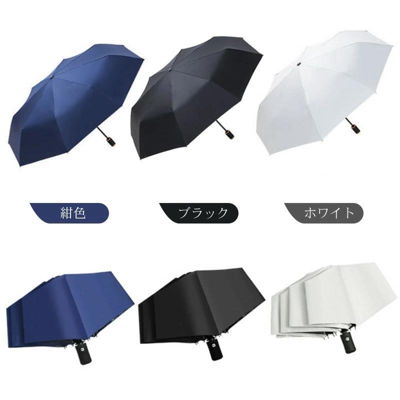 日傘 メンズ 折りたたみ傘 晴雨兼用 自動開閉 超軽量 完全遮光 大きい