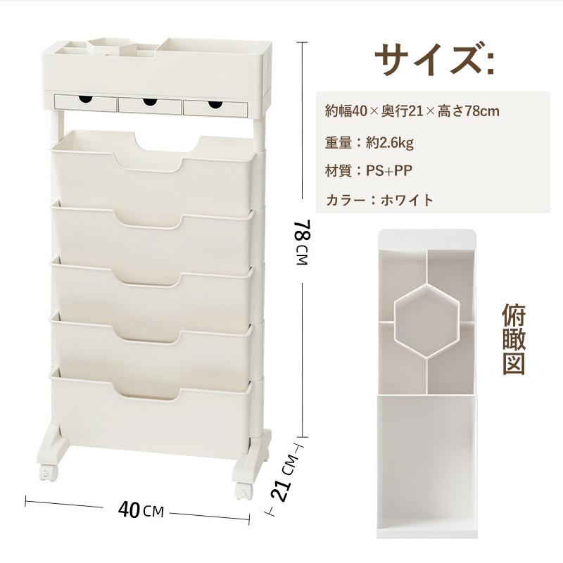 マガジンラック スリムタイプ 省スペース キャスター付き 新聞ラック