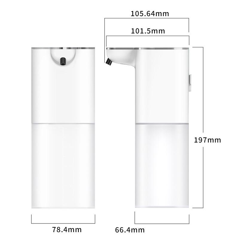 ソープディスペンサー 自動 ハンドソープディスペンサー 泡&液体両用 充電式 ジェル 400ml大容量 非接触式 センサー式 防水 壁掛け ハンドソープ対応 | ブランド登録なし | 12