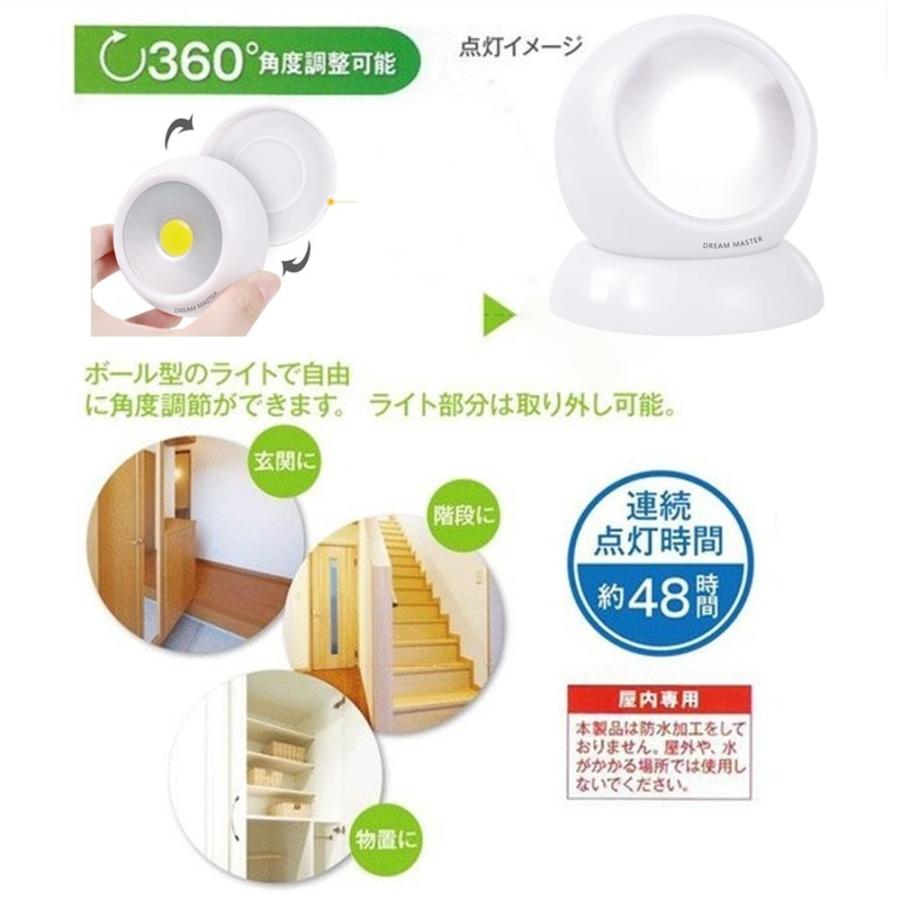 HOUSE USE PRODUCTS　 LEDライト 自動オンオフ Amazon.co.jp : ON/OFF重力感応ライト LED重力センサライト オン