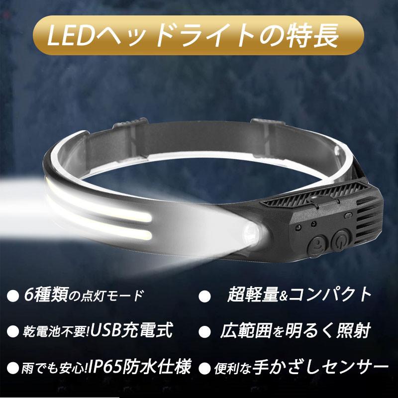 ヘッドライト 充電式 ヘットライト ledヘッドライト 最強ルーメン キャップライト 超軽量 防水防塵 230°広角照明 釣り用 作業用 登山 防災 | ブランド登録なし | 04
