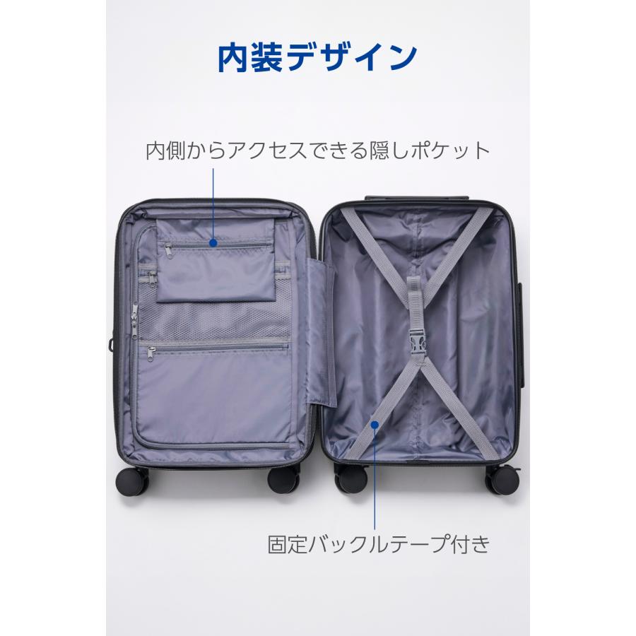 ELECOM（エレコム） キャリーケース 機内持ち込み sサイズ TSAロック