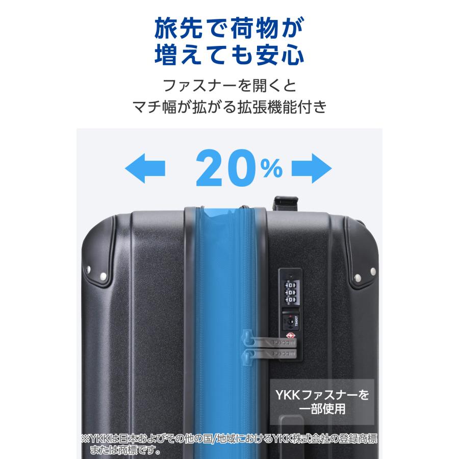 ELECOM（エレコム） キャリーケース 機内持ち込み mサイズ TSAロック