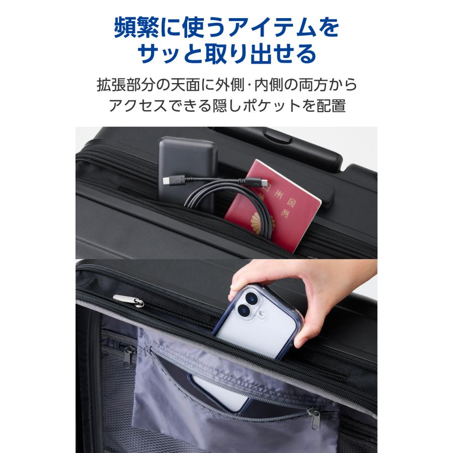 ELECOM（エレコム） キャリーケース 機内持ち込み mサイズ TSAロック