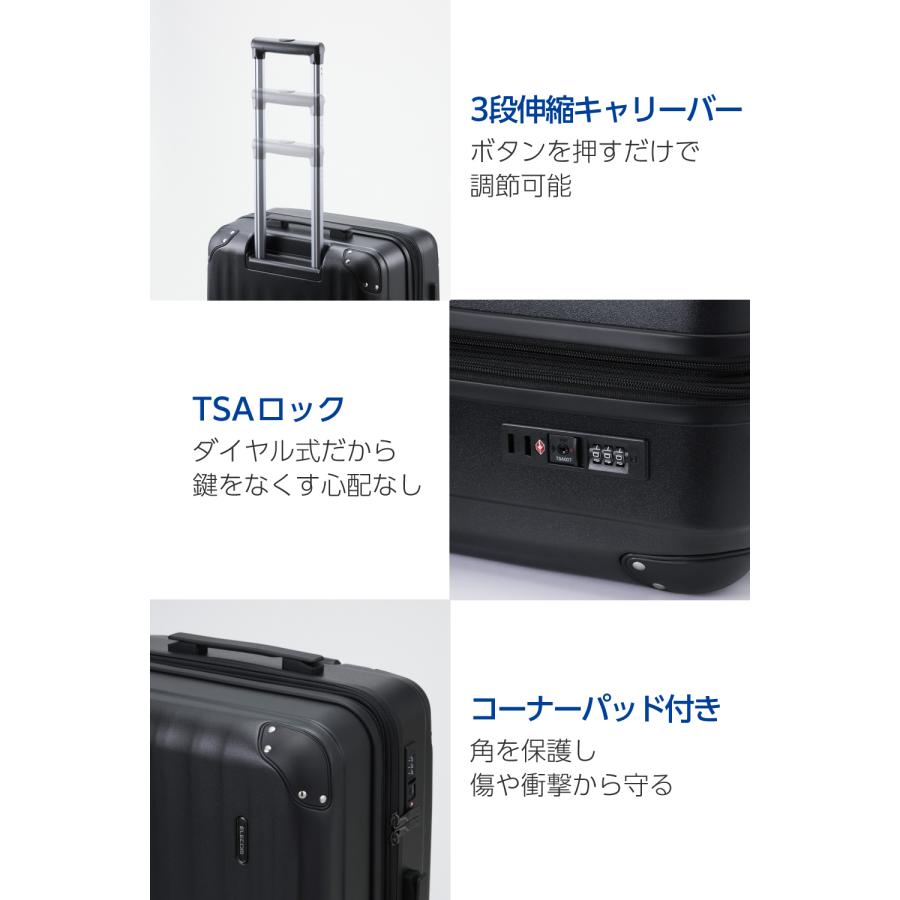 ELECOM（エレコム） キャリーケース 機内持ち込み mサイズ TSAロック