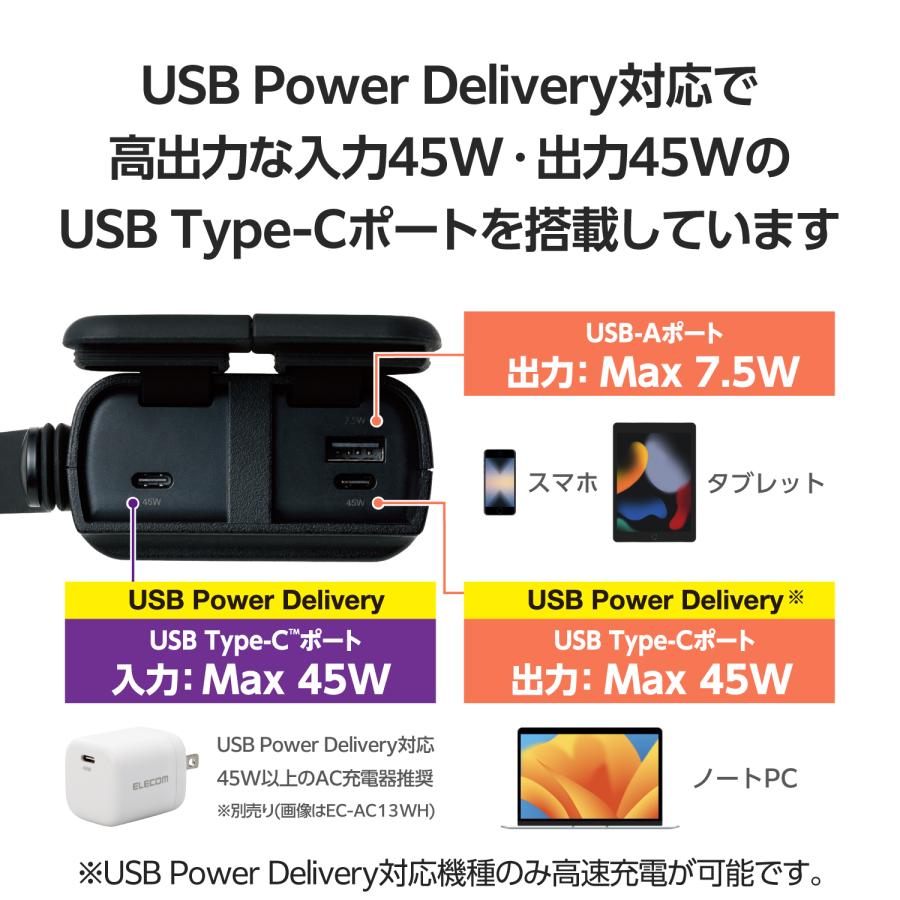 ELECOM（エレコム） モバイルバッテリー リン酸鉄 iphone 大容量