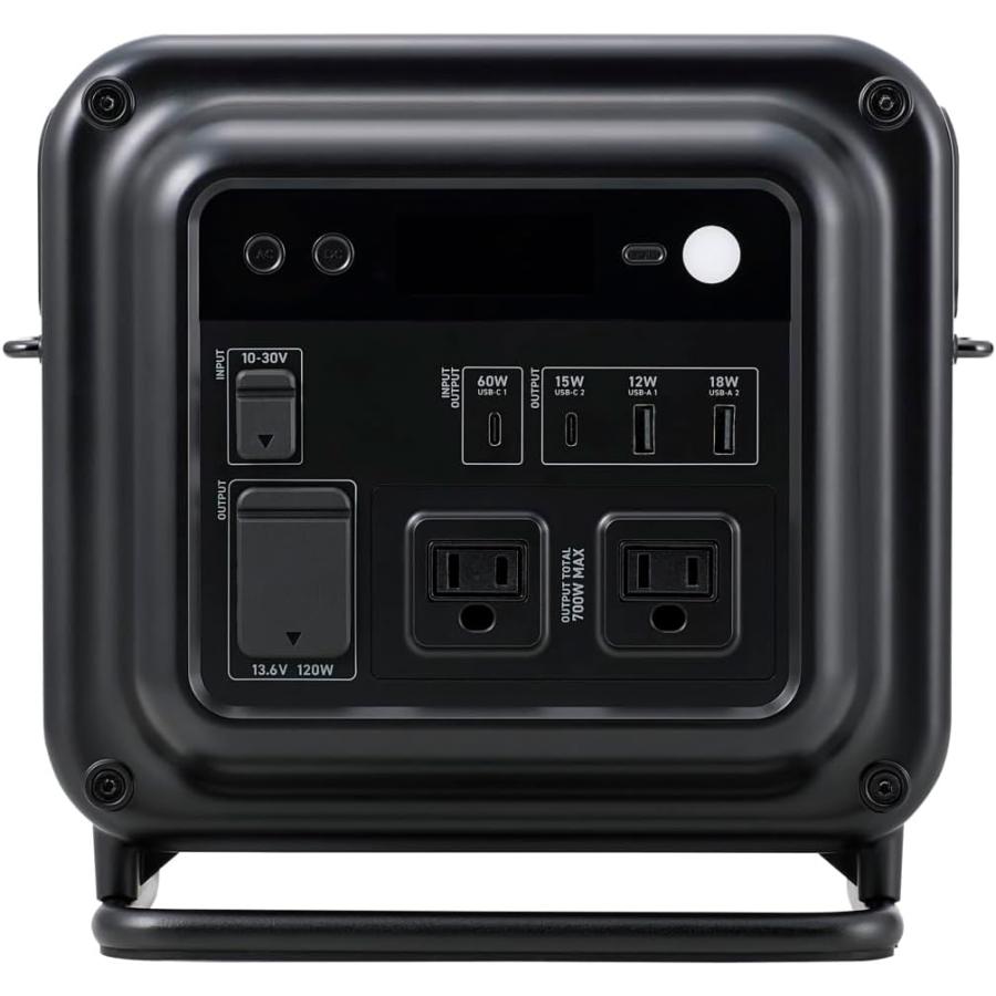 ELECOM（エレコム） ポータブル電源 防災 停電 アウトドア 712Wh AC