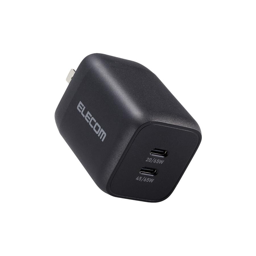 ELECOM（エレコム） 充電器 Type-C 2ポート 65W USB PD対応 PPS対応