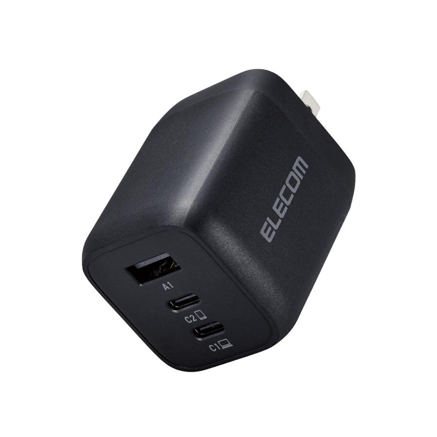 ELECOM（エレコム） 充電器 65W USB PD対応 3ポート Type-C USB-A