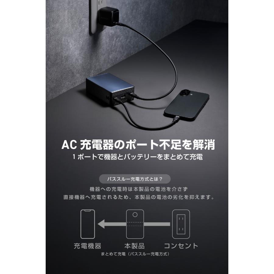 ELECOM（エレコム） モバイルバッテリー iPhone 半固体電池 20000mAh