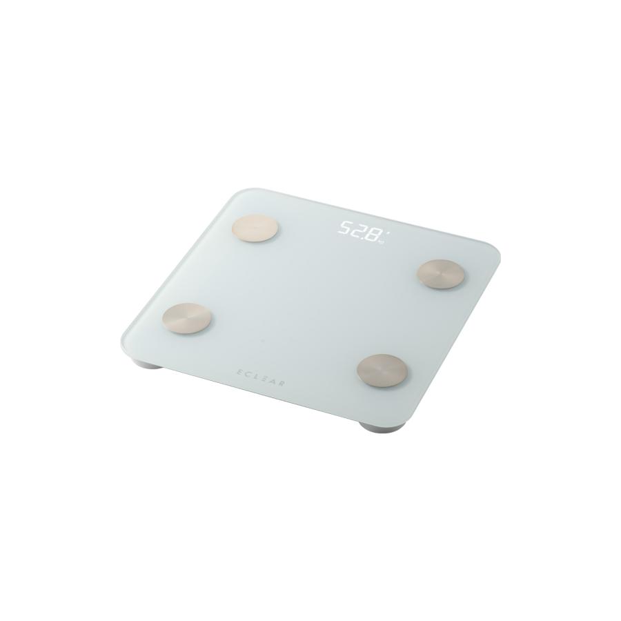 ECLEAR 体重計 体組成計 ヘルスメーター Bluetooth スマホ連動 【 体重