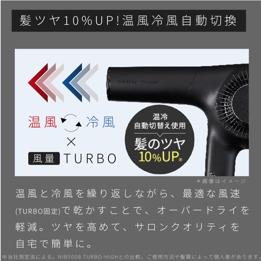 テスコム プロフェッショナル NIB500B-K NOBBY イオン ドライヤー プロフェッショナル プロテクトイオン ヘアドライヤー｜NIB500B