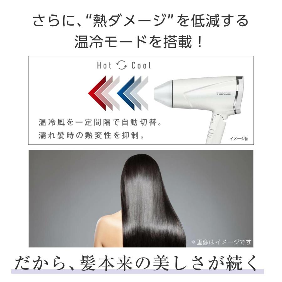 テスコム（TESCOM） ドライヤー 速乾 大風量 大風圧 プロテクトイオン