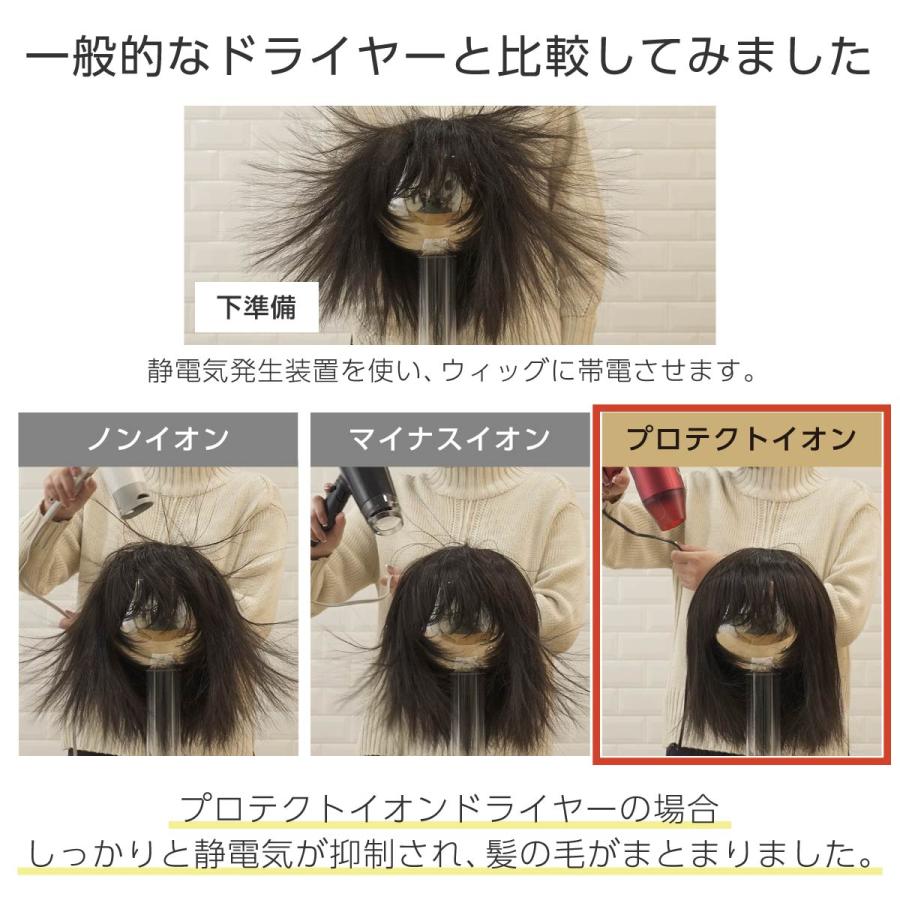 テスコム（TESCOM） ドライヤー 速乾 大風量 大風圧 プロテクトイオン
