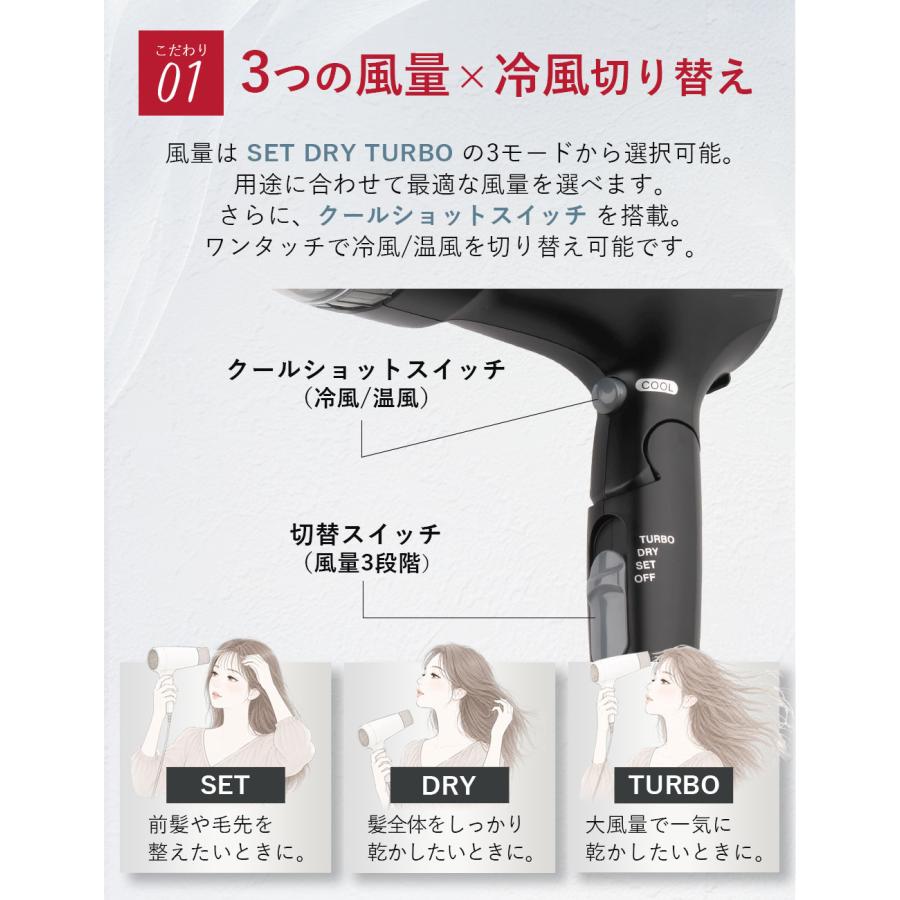 テスコム（TESCOM） ドライヤー 速乾 大風量 ヘアードライヤー